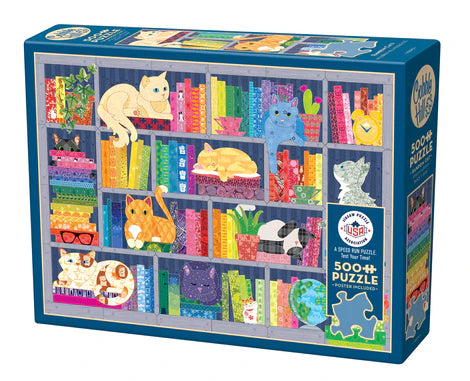 Cobble Hill Puzzle 500 Piece Rainbow Cats