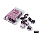 Chessex 10d10 Gemini Black-White/Pink