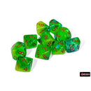 Chessex 10d10 Gemini Plasma Green-Teal/Orange
