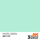AK Interactive 3rd Gen Acrylic Pastel Green 17ml