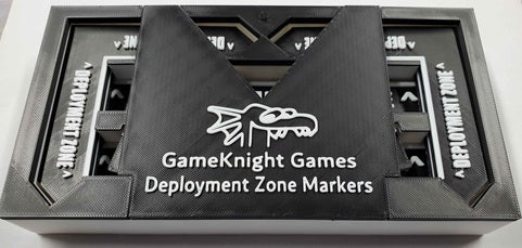 GameKnight Deployment Zone Markers w/ Case