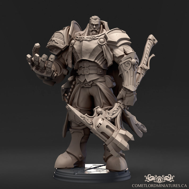 Comet Lord Miniatures Adakaius, Crimson Rebel Leader