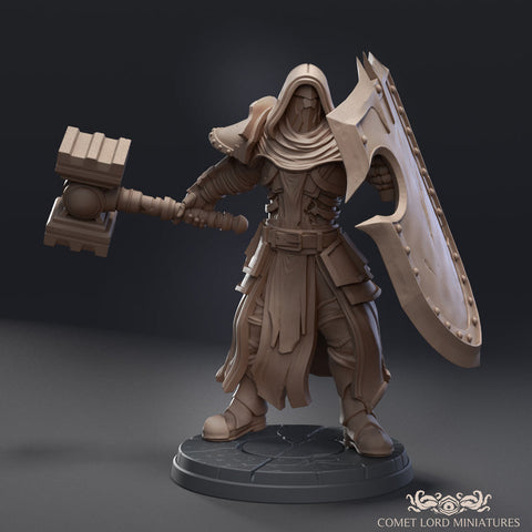 Comet Lord Miniatures Adyr, Masked Warpriest