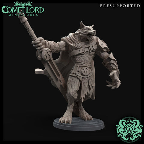 Comet Lord Miniatures Aegon, Wolfknight
