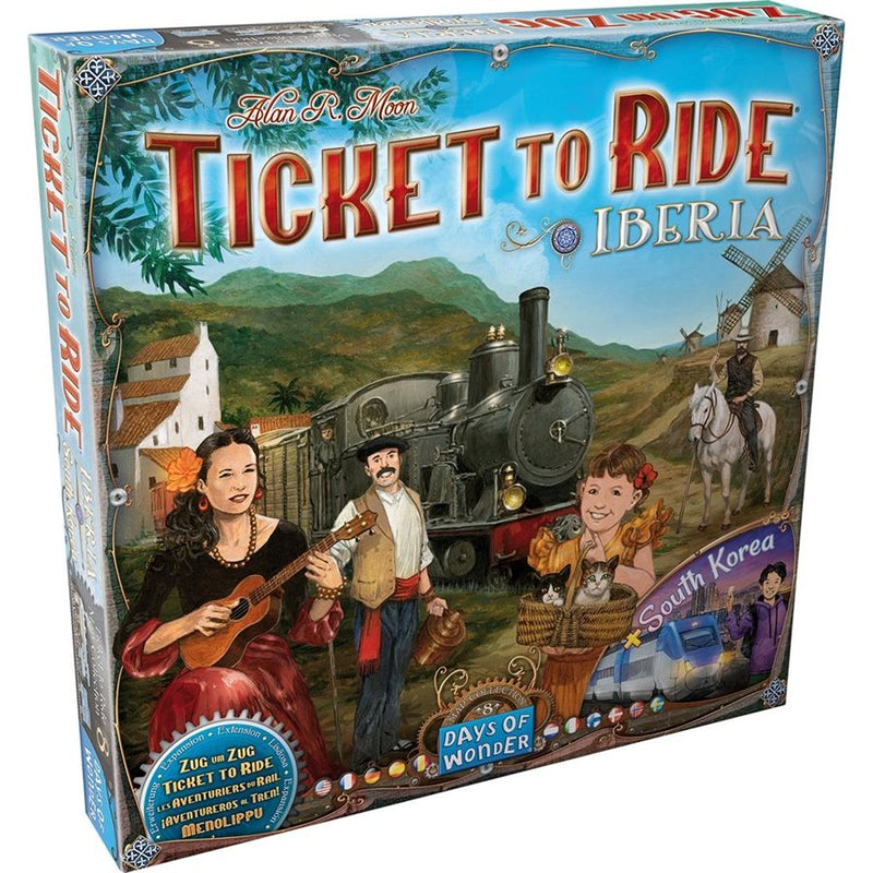 Bg Ticket To Ride Map  8 Iberia & South Korea