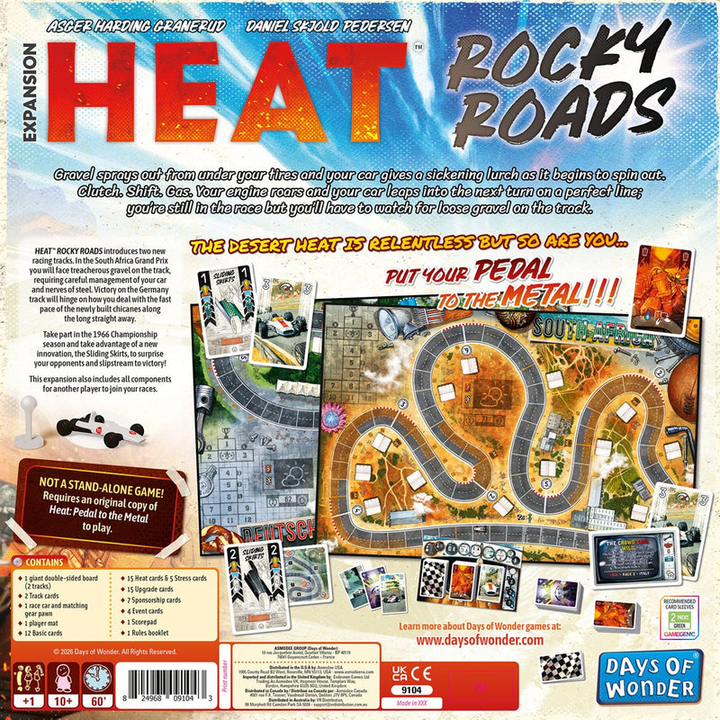 *Pre-Order* BG Heat - Pedal to the Metal: Rocky Roads Expansion *Releases February 27th*