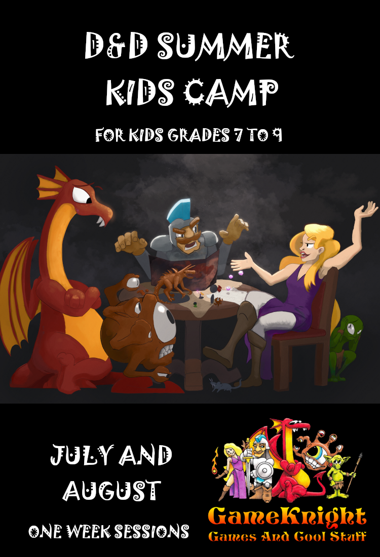 Dungeons and Dragons Summer Kids Camp - July 06 to July 10 2026