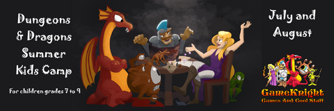 Dungeons and Dragons Summer Kids Camp - August 24th to August 28th