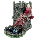 Old School Dice: Dragon's Fury Dice Tower - Red Dragon