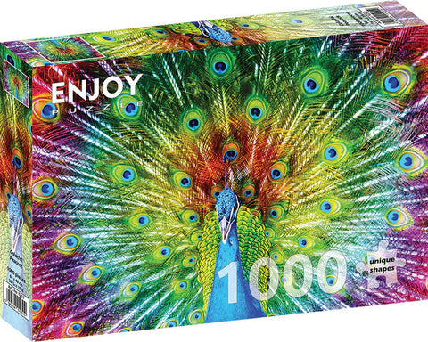 Enjoy Puzzle 1000 Piece Colorful Peacock