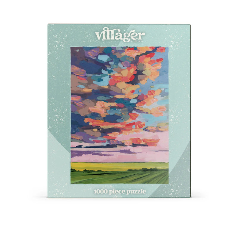 Villager Puzzle 1000 Piece Prairie Sky