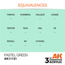 AK Interactive 3rd Gen Acrylic Pastel Green 17ml