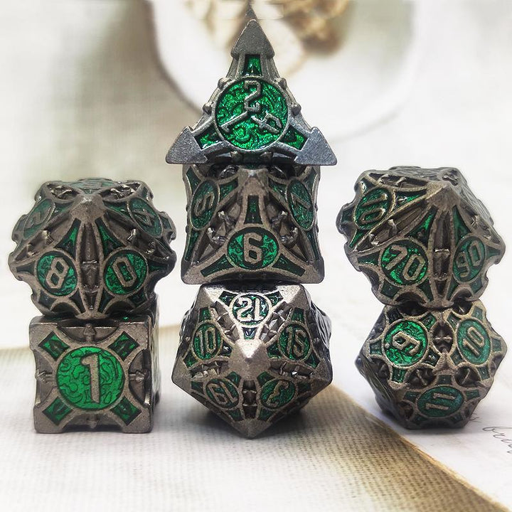 Quiver of Arrows: Enchanted Forest Arrow RPG Metal Dice Set