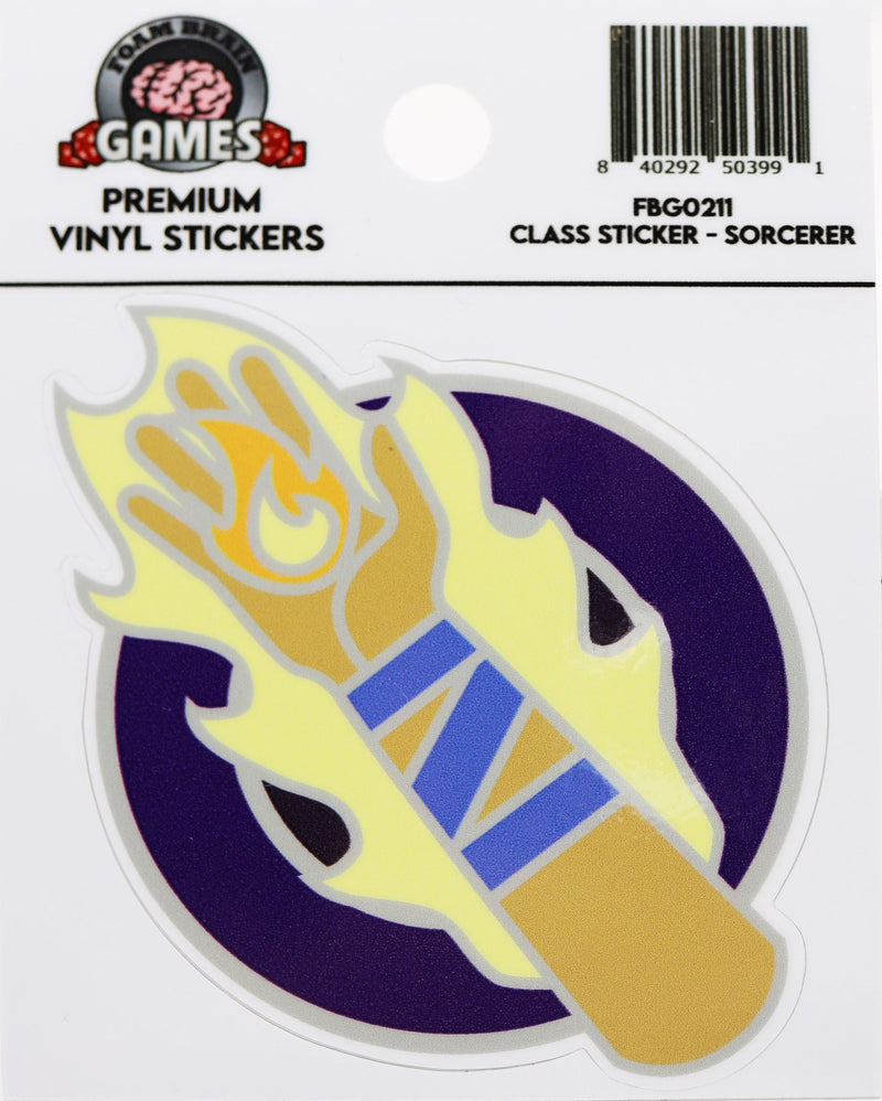 Foam Brain Class Sticker - Sorcerer