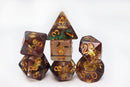 Glitter Gearwheel RPG Dice Set