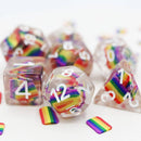 Rainbow Flag RPG Dice Set