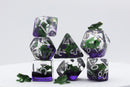 Green Poison Frog RPG Dice Set