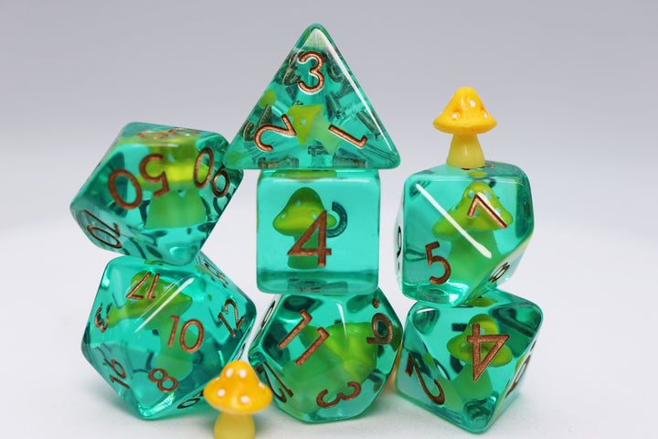 Yellow Mushroom RPG Dice Set