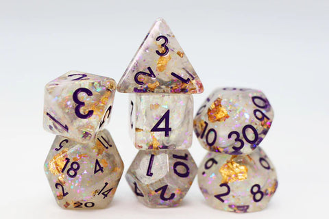 Frozen Treasure RPG Dice Set