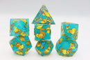 Splashing Duckies: Sharp Edge Decal RPG Dice Set