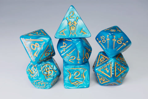 Queen's Armory: Aquatic RPG Dice Set
