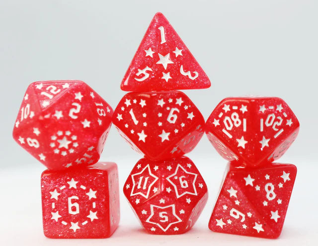 Shooting Stars: Lithium RPG Dice Set