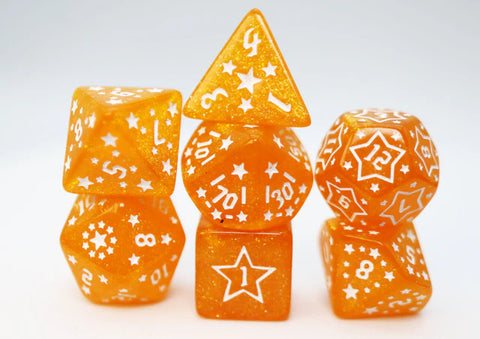 Shooting Stars: Sodium RPG Dice Set