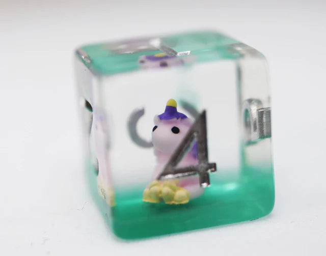 Enchanting Unicorn RPG Dice Set