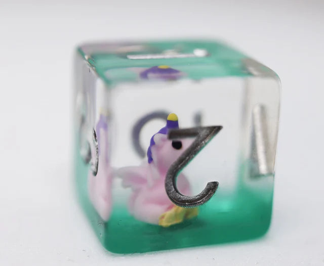 Enchanting Unicorn RPG Dice Set