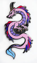 Pride Dragon Pin: Bisexual