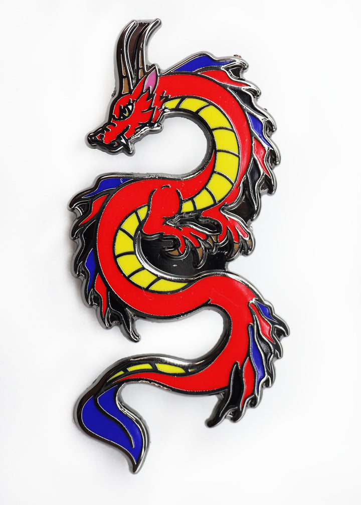 Pride Dragon Pin: Polyamorous