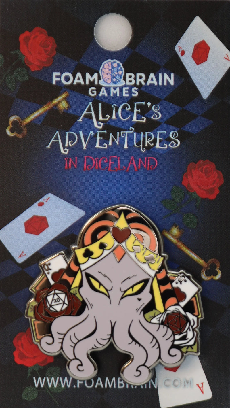 Alice's Adventures in Diceland: Queen of Hearts - Enamel Pin