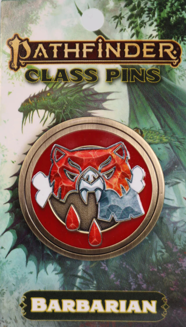Pathfinder Class Icon Pin: Barbarian