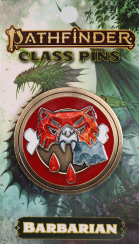 Pathfinder Class Icon Pin: Barbarian