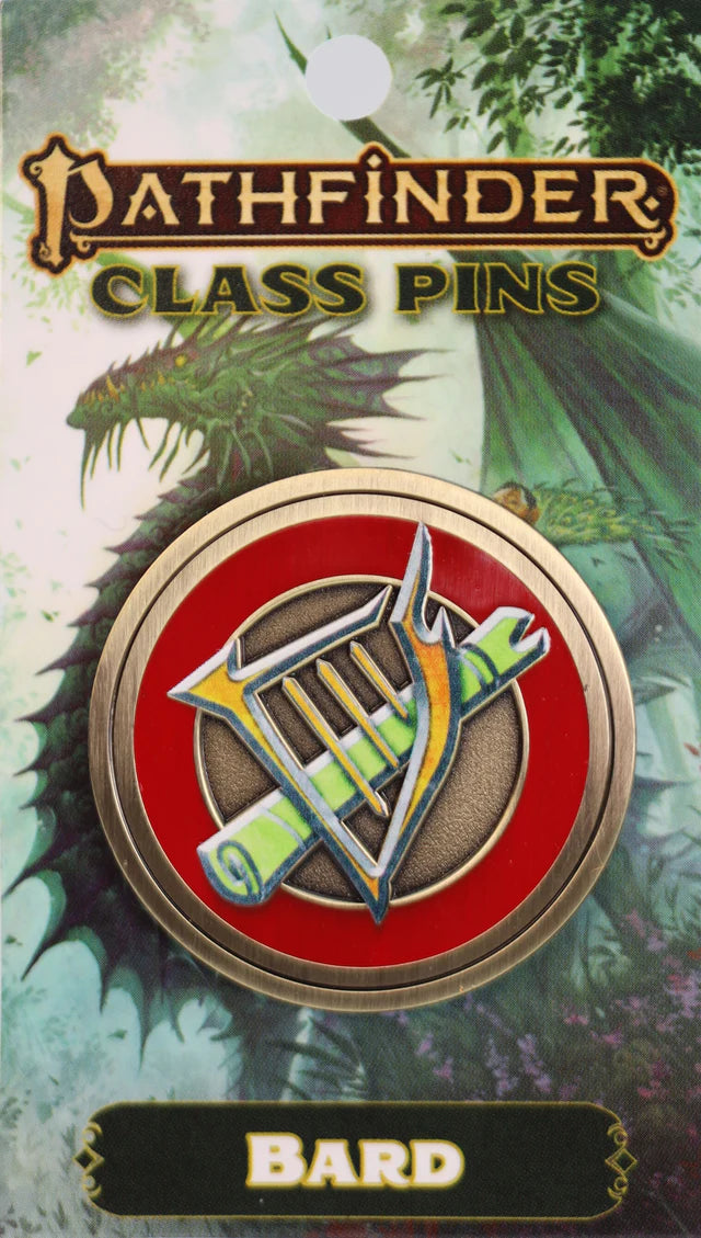 Pathfinder Class Icon Pin: Bard