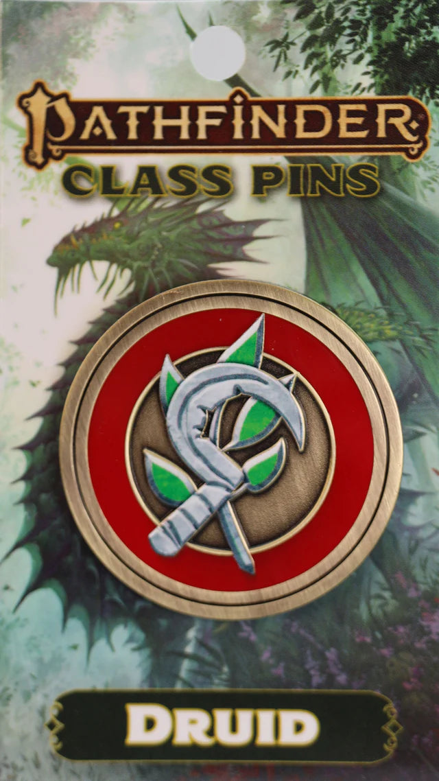 Pathfinder Class Icon Pin: Druid
