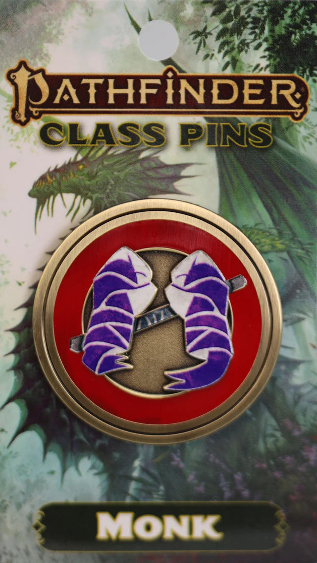 Pathfinder Class Icon Pin: Monk
