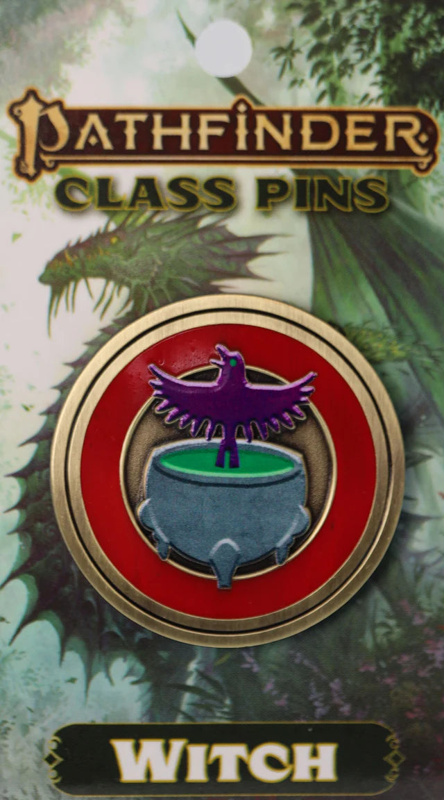 Pathfinder Class Icon Pin: Witch