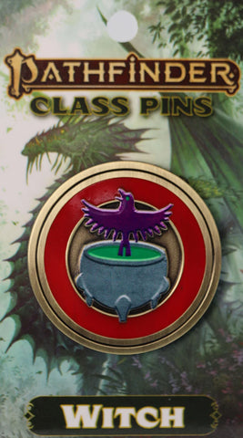 Pathfinder Class Icon Pin: Witch
