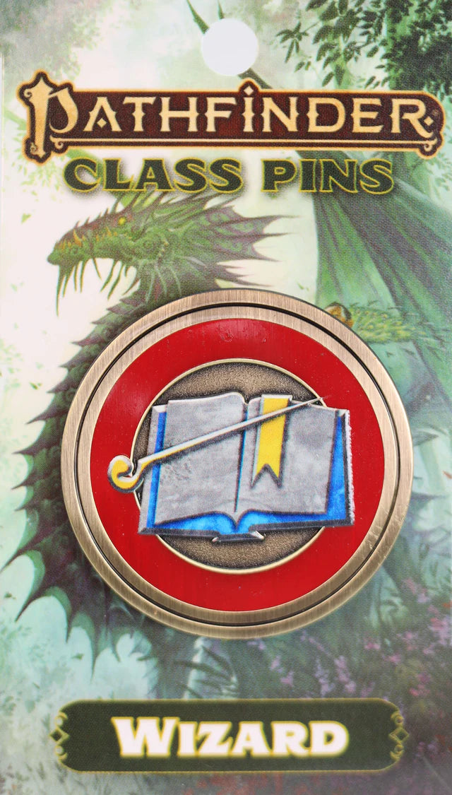 Pathfinder Class Icon Pin: Wizard