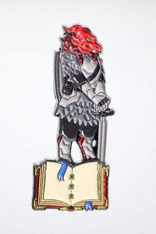Lost Tome of Heroes Enamel Piniature: Dragonborn Fighter