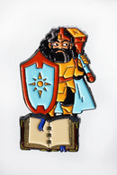 Lost Tome of Heroes Enamel Piniature: Dwarf Cleric
