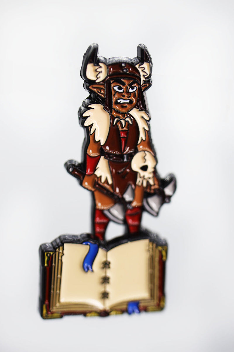 Lost Tome of Heroes Enamel Piniature: Gnome Barbarian