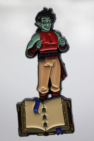Lost Tome of Heroes Enamel Piniature: Half-Orc Monk