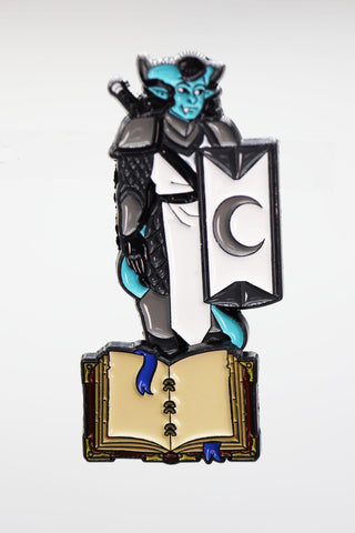 Lost Tome of Heroes Enamel Piniature: Tiefling Paladin