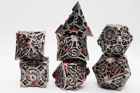 Quiver of Arrows: Vampiric Arrow - Metal RPG Dice Set
