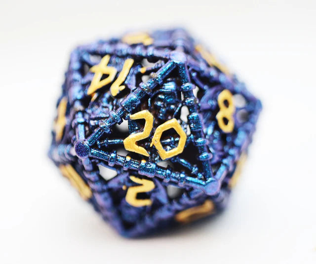 Grim Scythe: Shadow - Metal RPG Dice Set