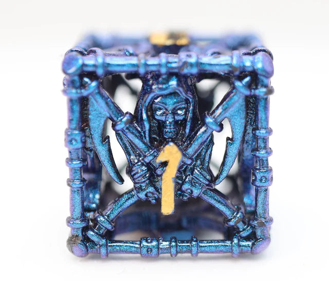 Grim Scythe: Shadow - Metal RPG Dice Set