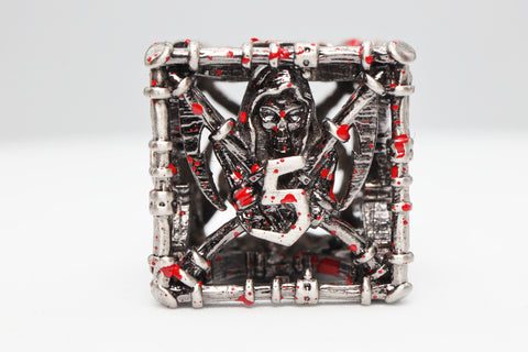 Grim Scythe: Sanguine - Metal RPG Dice Set