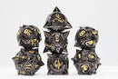 Meteor Storm: Black Hole - Metal RPG Dice Set